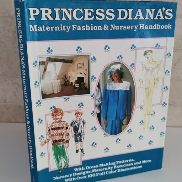 1984 Princess Diana Maternity Fashion Book Vintage, Nursery Royal Family - Picture 1 of 10